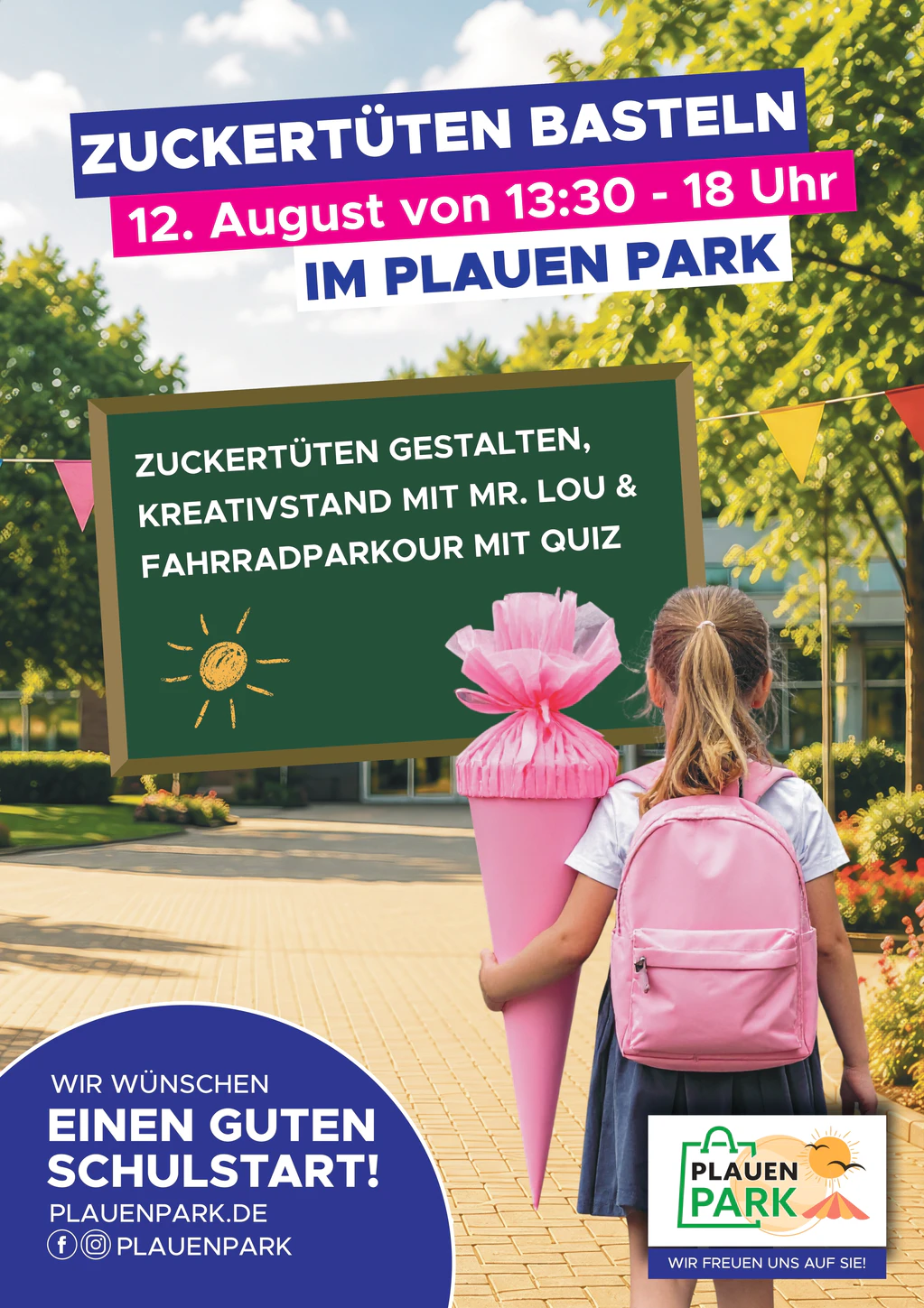 Zuckertüten basteln und befüllen im Plauen Park