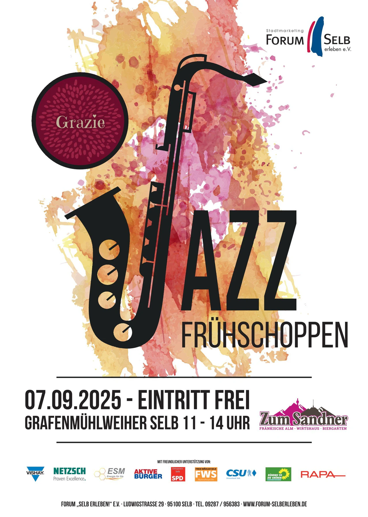 Jazz Frühschoppen am Grafenmühlweiher