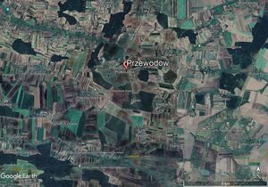 Die Google-Earth-Luftaufnahme zeigt die Region um den Ort Przewodow in Polen nahe der Grenze zur Ukraine (rechts). In dem polnischen Ort sind bei einer Explosion auf einem landwirtschaftlichen Betrieb zwei Menschen ums Leben gekommen., © ---/google earth/dpa