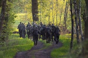 Die Bundeswehr sollte in der Nacht mit rund 200 Soldaten nach dem Jungen suchen., © Markus Hibbeler/dpa