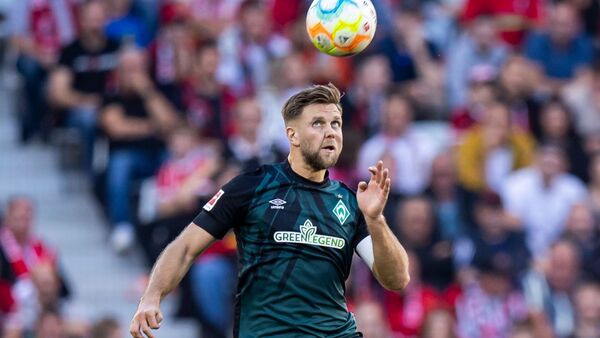Fällt für das Spiel gegen Bayern München aus: Werder Bremens Niclas Füllkrug in Aktion., © Tom Weller/Deutsche Presse-Agentur GmbH/dpa