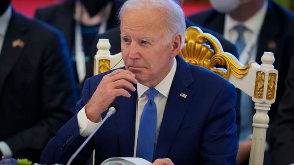 US-Präsident Joe Biden nimmt derzeit am Asean-Gipfel in Kambodscha teil., © Vincent Thian/AP/dpa